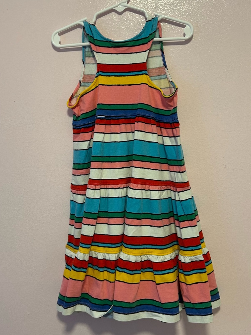 Hanna Andersson Bright Striped Tank Dress Sz 110 or 5 - Picture 9 of 10